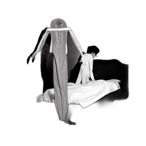 furniture, umbrella, dress, robot, concept art, 3d render, pixel art, fog transparent PNG cut-out