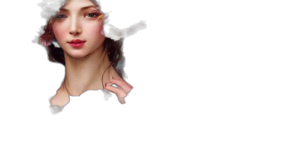 face, hair, jewelry, crown transparent PNG cut-out