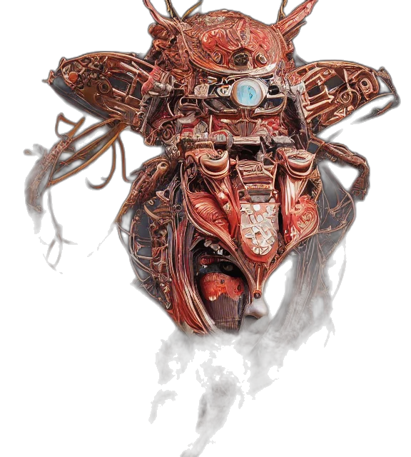 mask, robot, face, crown transparent PNG cut-out
