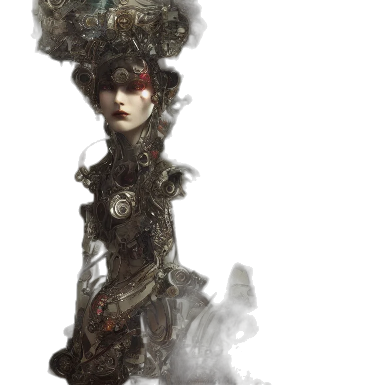 crown, dress, hat, staff transparent PNG cut-out