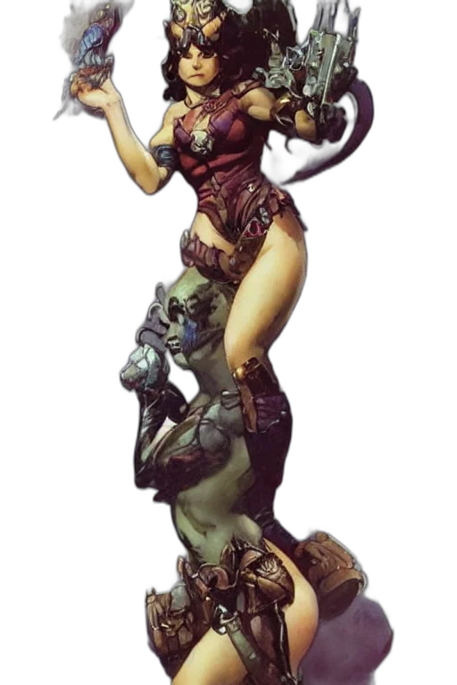 weapon, concept art, fantasy art, comic book art, pixel art, cute, fantasy, woman transparent PNG cut-out