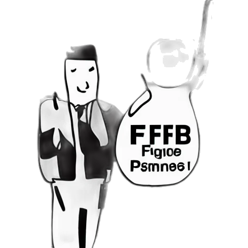 furniture, staff, cartoon, 3d render, concept art, fbi, agent, banana transparent PNG cut-out