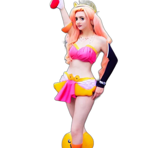 staff, dress, 3d render, concept art transparent PNG cut-out
