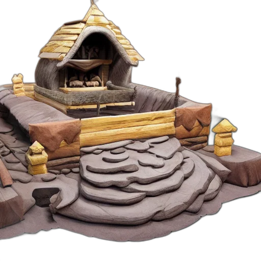 furniture, 3d render, concept art, fantasy art, fire, realistic, mouse, kingdom transparent PNG cut-out