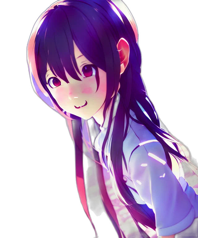 dress, jacket, face, staff transparent PNG cut-out
