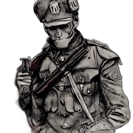 staff, weapon, mask, jacket transparent PNG cut-out