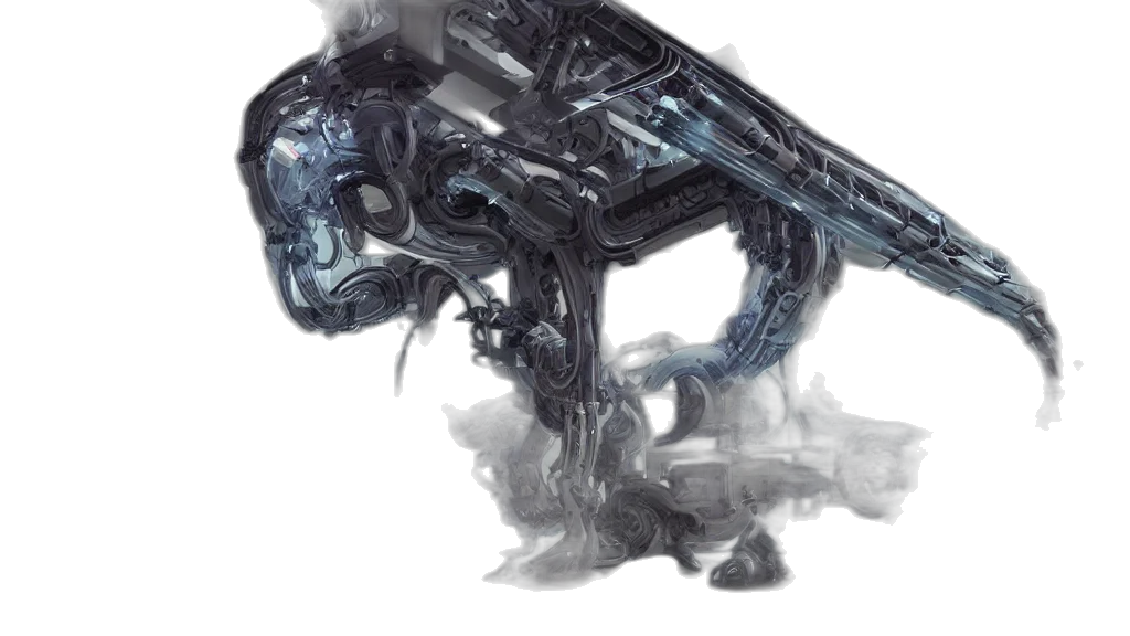 robot, creature, dragon, animal transparent PNG cut-out