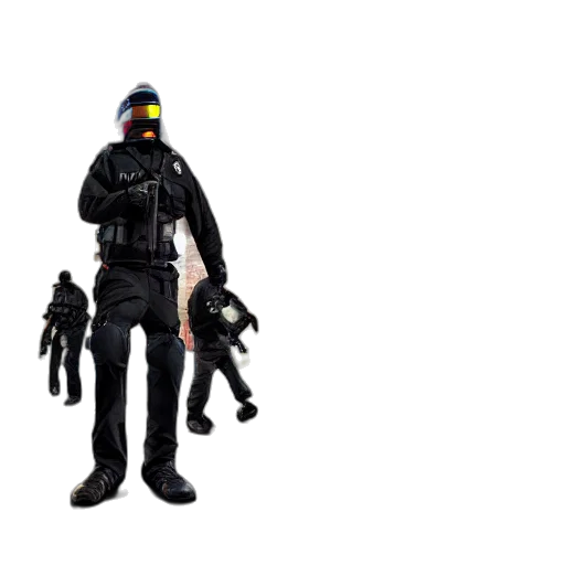 weapon, staff, mask, robot transparent PNG cut-out