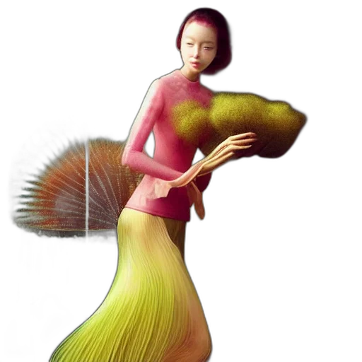 hair, creature, staff, animal transparent PNG cut-out