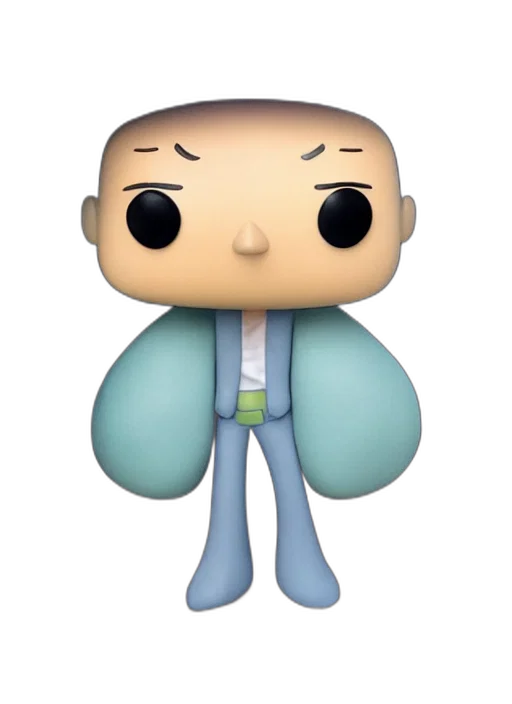 staff, cartoon, concept art, 3d render, pastel, blue, funko, pop transparent PNG cut-out