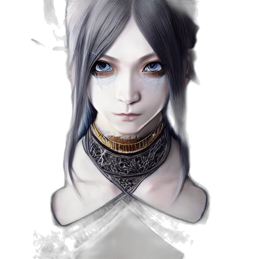 mask, face, staff, jewelry, fantasy art, concept art, photorealistic, anime transparent PNG cut-out