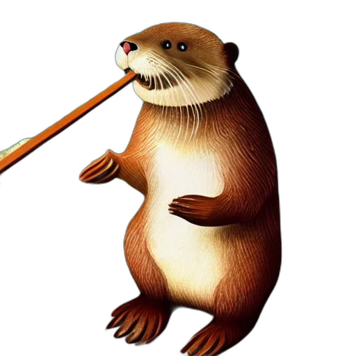 staff, animal, concept art, photorealistic transparent PNG cut-out