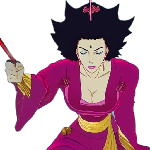 staff, sword, anime, concept art, cartoon, comic book art, red, scarlett transparent PNG cut-out