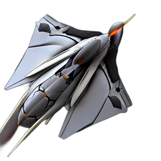 weapon, 3d render, concept art, mechanized transparent PNG cut-out