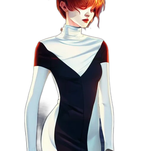dress, jacket, staff, robot, concept art, anime, pixel art, fantasy art transparent PNG cut-out