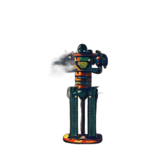 robot, staff, weapon, pixel art transparent PNG cut-out