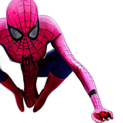 mask, concept art, comic book art, 3d render, photorealistic, still, spiderwoman, 2023 transparent PNG cut-out