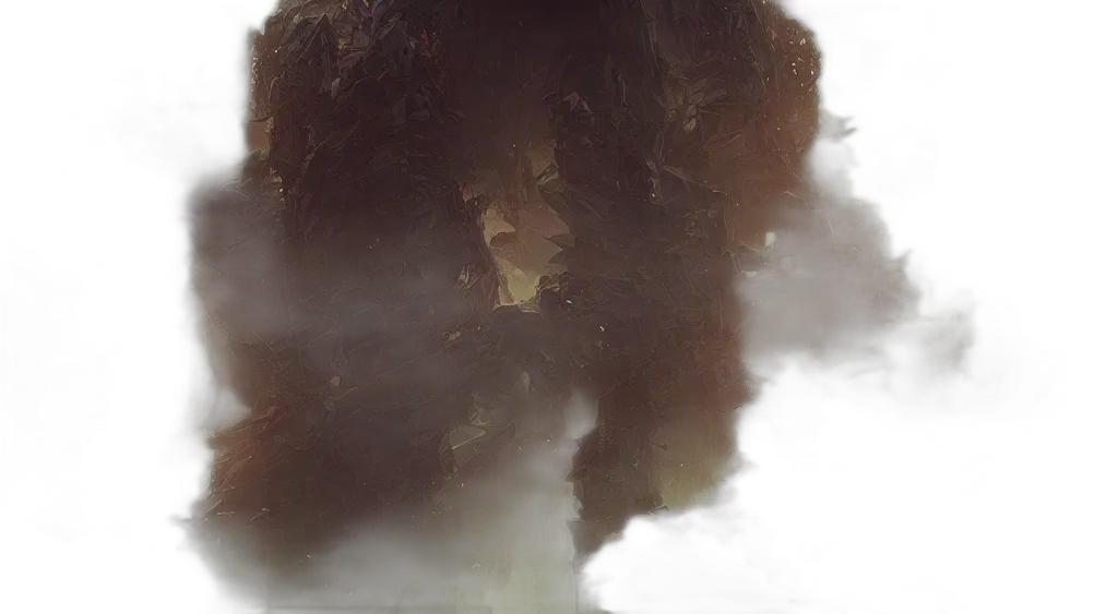 creature, dragon, hair, tree transparent PNG cut-out