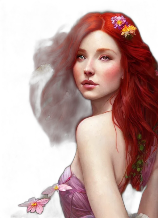 dress, crown, fantasy art, photorealistic transparent PNG cut-out