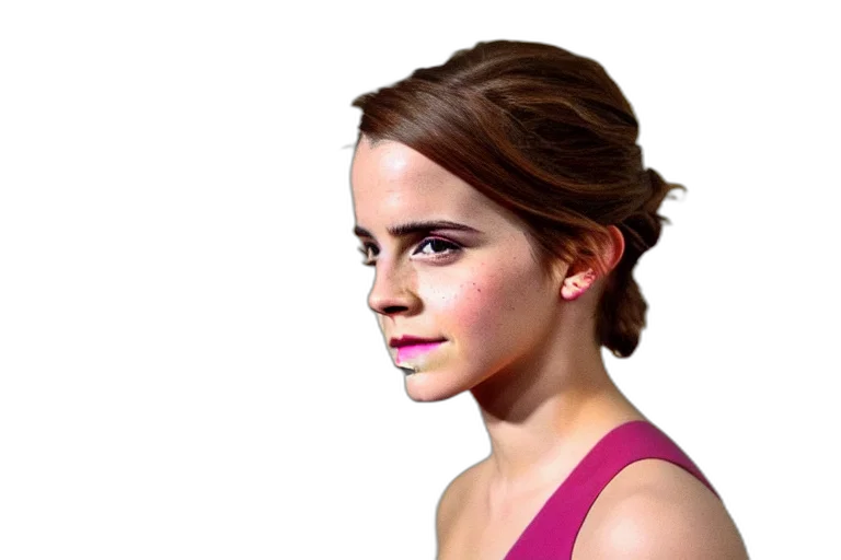 face, mask, photorealistic, concept art, cartoon, oil painting, emma, watson transparent PNG cut-out