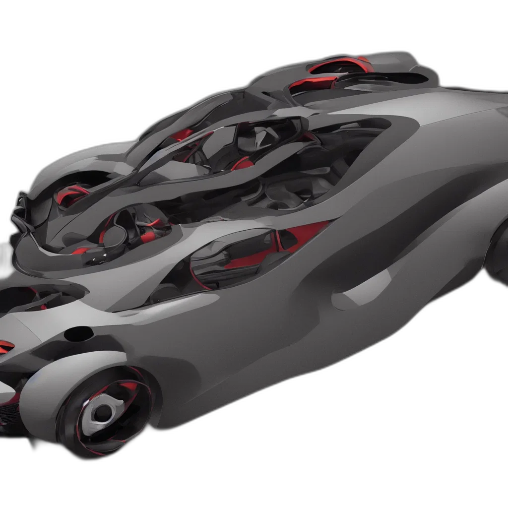 car, 3d render, concept art, photorealistic transparent PNG cut-out