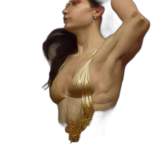jewelry, crown, hair, dress, fantasy art, 3d render, photorealistic, concept art transparent PNG cut-out