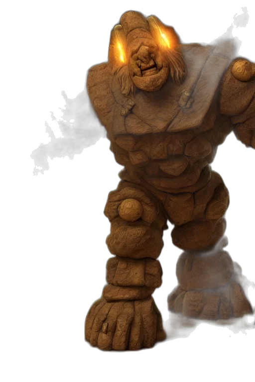 creature, face, robot, staff transparent PNG cut-out