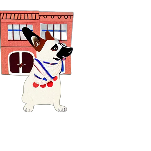 staff, animal, cartoon, pixel art transparent PNG cut-out