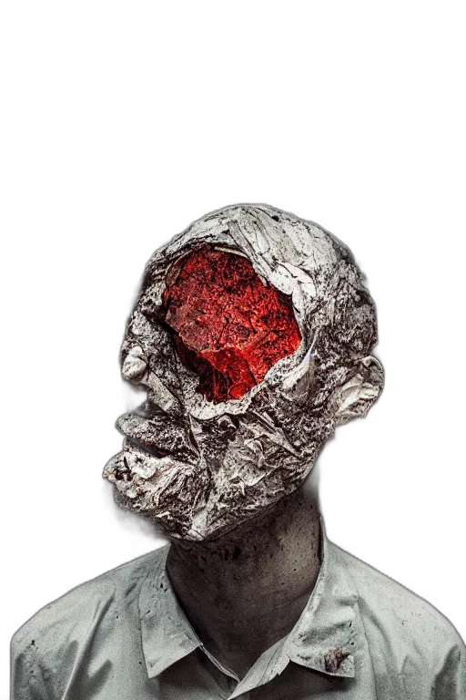 mask, face, hat, jacket, concept art, cyberpunk, red, dark transparent PNG cut-out
