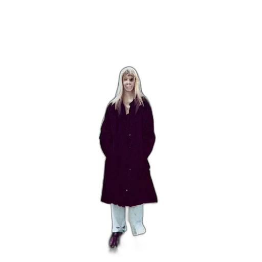 jacket, dress, staff, umbrella transparent PNG cut-out