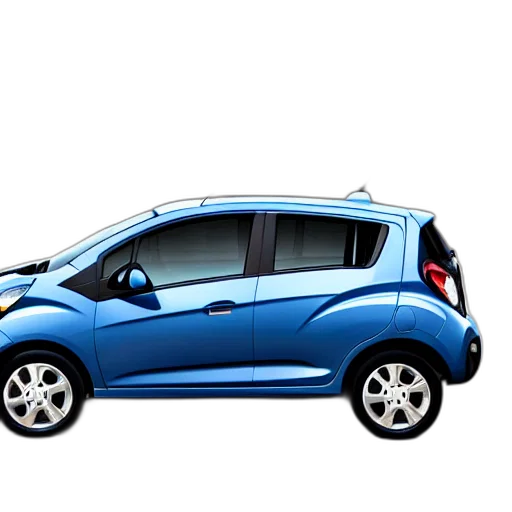 car, 3d render, photorealistic, chevrolet, spark, turned, into, suv transparent PNG cut-out