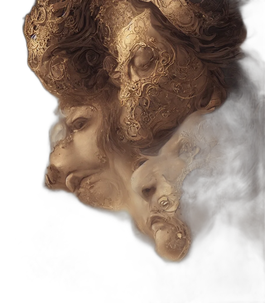 mask, face, crown, hair transparent PNG cut-out