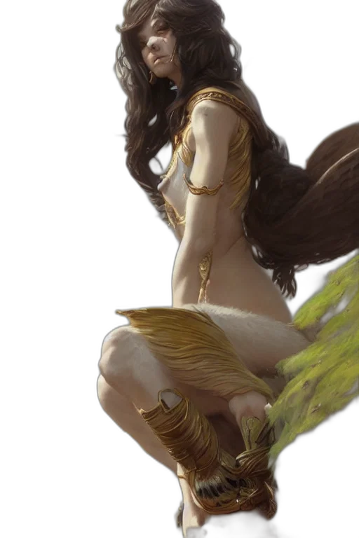 creature, dragon, hair, fantasy art transparent PNG cut-out