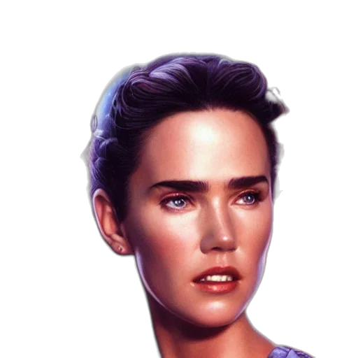 face, jewelry, hair, robot transparent PNG cut-out