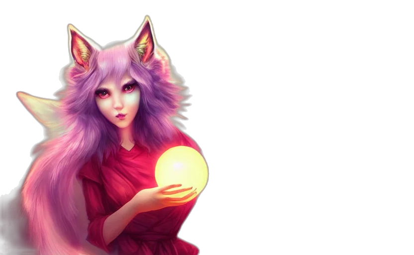 fantasy art, concept art, anime, 3d render transparent PNG cut-out