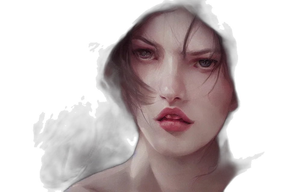 face, mask, photorealistic, fantasy art transparent PNG cut-out