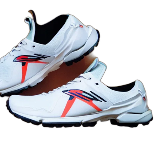 shoes, 3d render, photorealistic, running transparent PNG cut-out