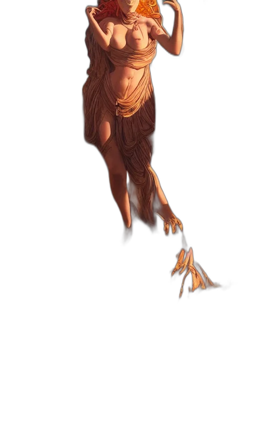 creature, animal, dragon, staff transparent PNG cut-out