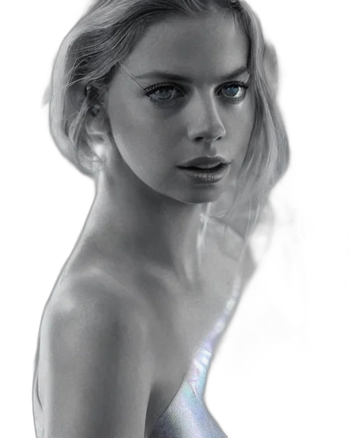 dress, face, jewelry, hair transparent PNG cut-out