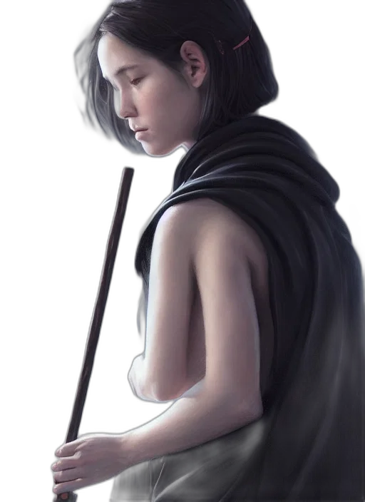 sword, staff, weapon, face transparent PNG cut-out