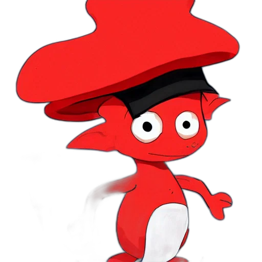 hat, staff, crown, umbrella, concept art, 3d render, cartoon, pixel art transparent PNG cut-out