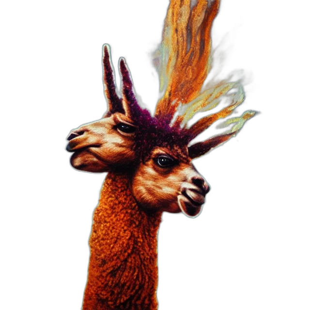 animal, staff, hair, creature, photorealistic, concept art, 3d render, fantasy art transparent PNG cut-out