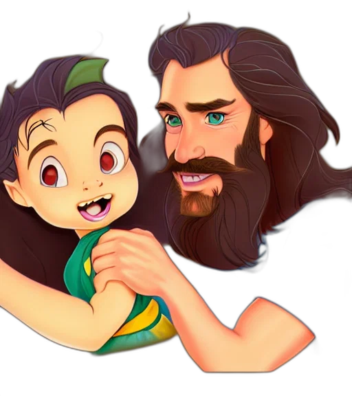 cartoon, fantasy art, comic book art, concept art transparent PNG cut-out