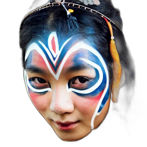 mask, face, crown, jewelry transparent PNG cut-out
