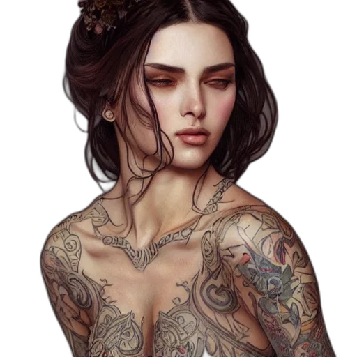 dress, jewelry, face, crown transparent PNG cut-out