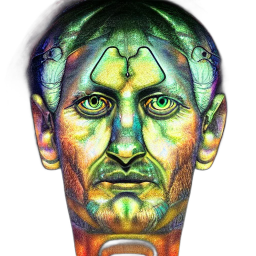 face, mask, staff, robot transparent PNG cut-out