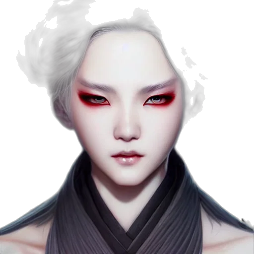 face, mask, staff, creature transparent PNG cut-out