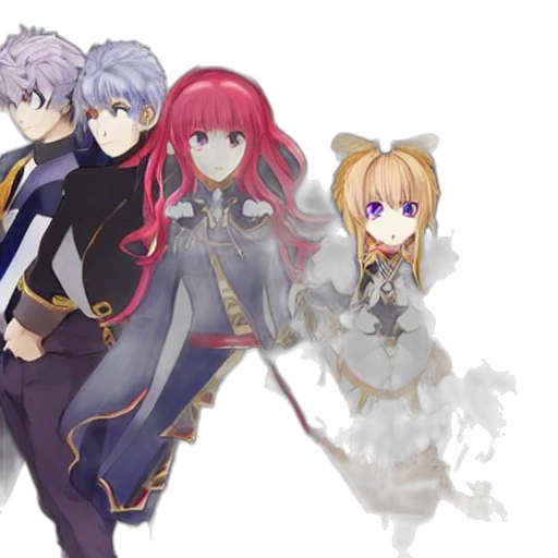 staff, anime, concept art, fantasy art, 3d render, fire, dark, colorful transparent PNG cut-out