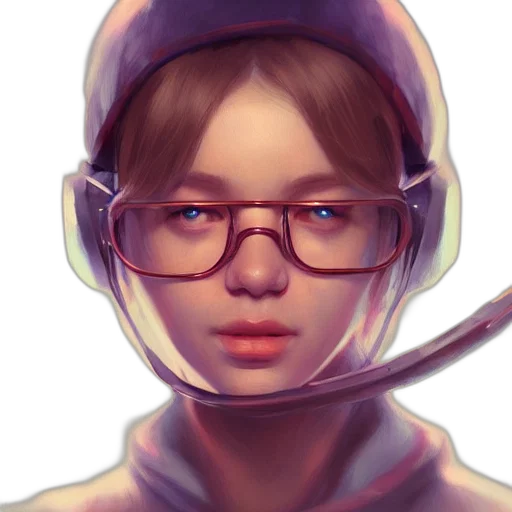 face, robot, mask, creature transparent PNG cut-out