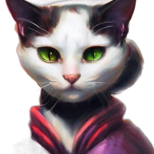 face, animal, creature, fantasy art transparent PNG cut-out